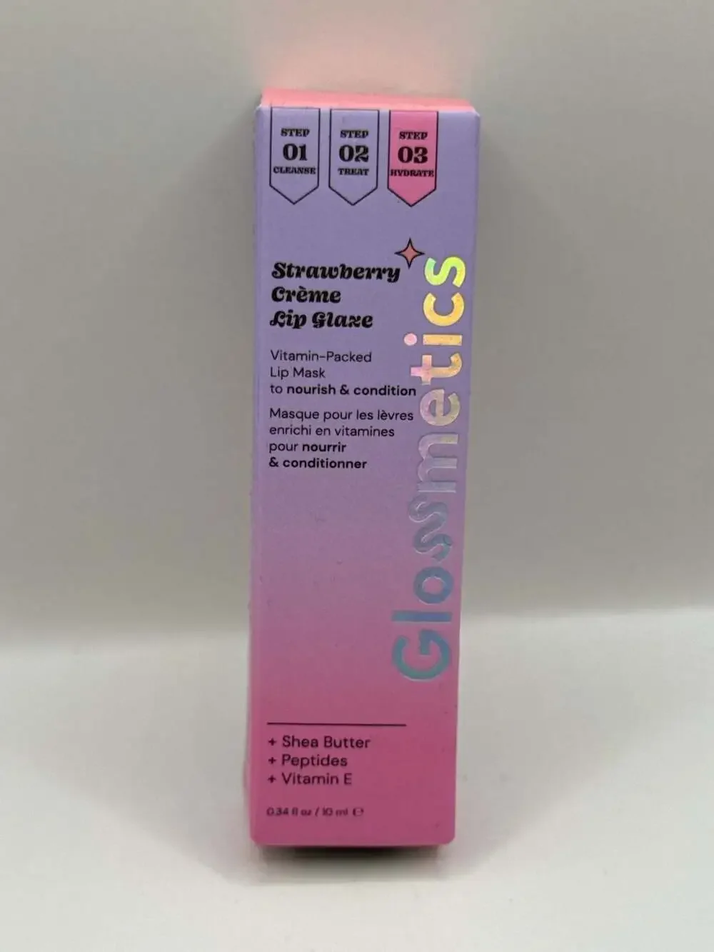 Glossmetics Strawberry Crème Lip Glaze Vitamin-Packed Lip Mask